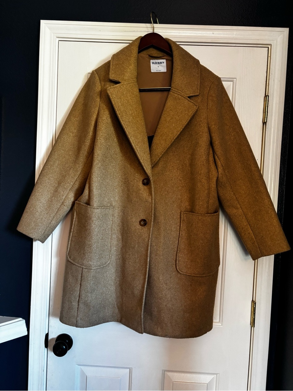Old Navy Women's Tan Pea Coat